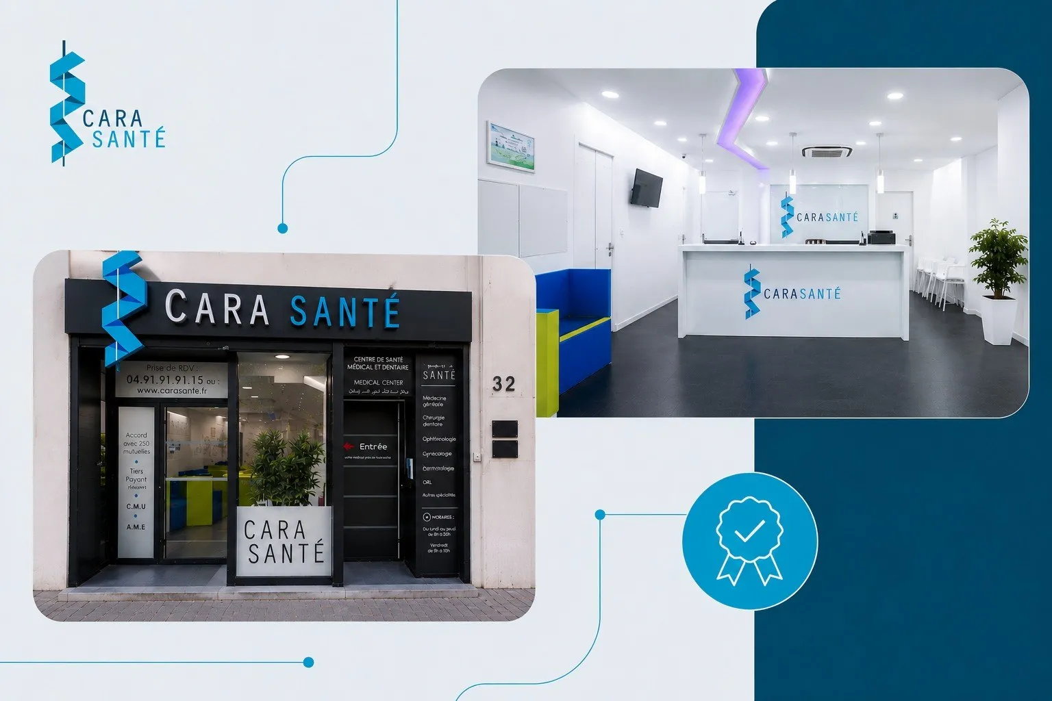 CARA Santé obtient le label France Santé pour ses deux centres marseillais
